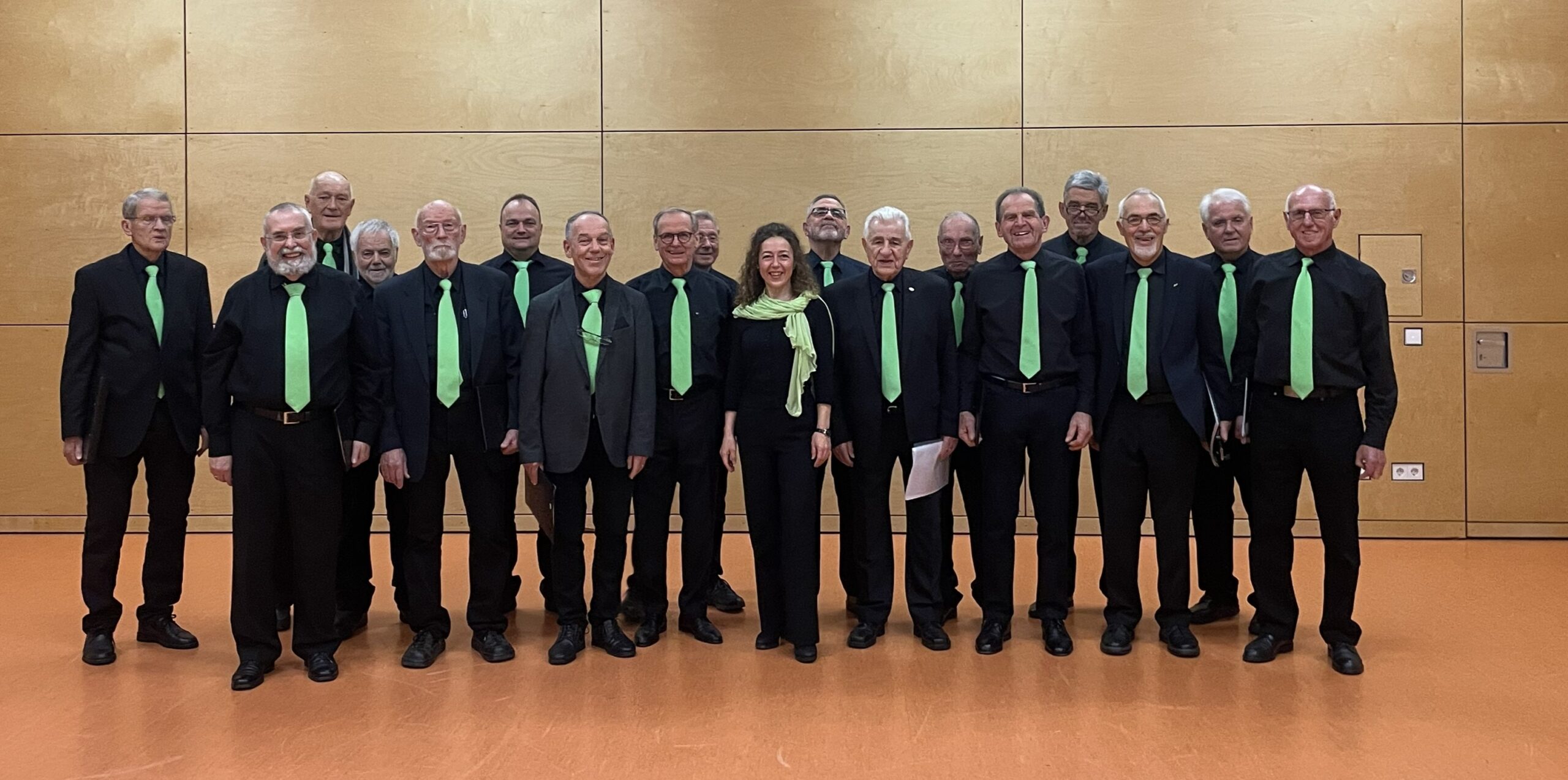 Der Männerchor LS bei der Weihnachtsfeier 2025 in Erligheim